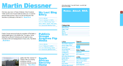 Desktop Screenshot of blog.martindiessner.com